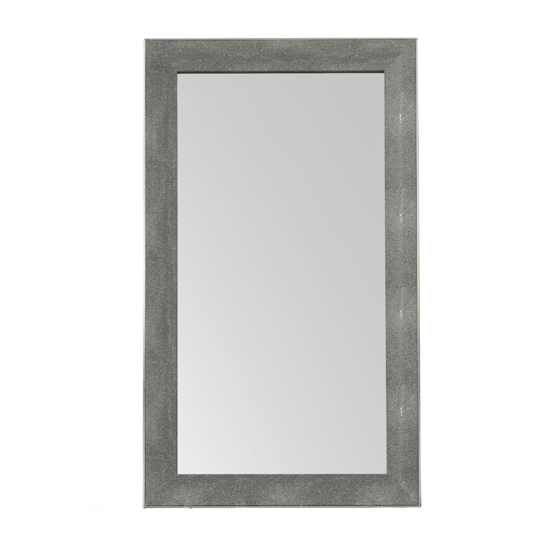 Antionett Engineered Wood Flat Wall Mirror