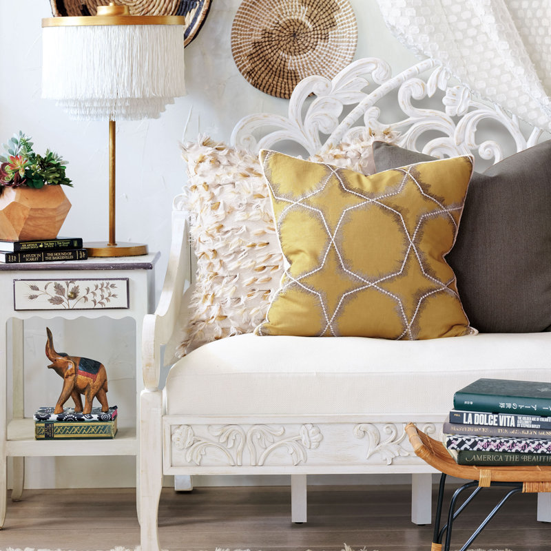Nico Linen Square Pillow Cover & Insert, Polyester