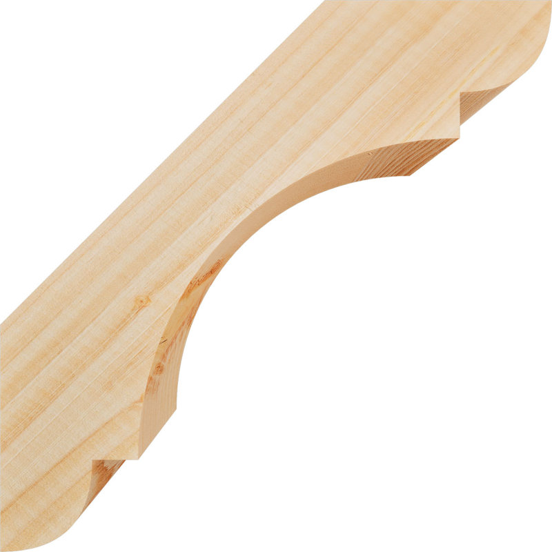 Attelle de genou lisse olympique l 3 1/2 po x P 10 po x H 10 po, sapin Douglas, Sapin de Douglas, Attelle lisse