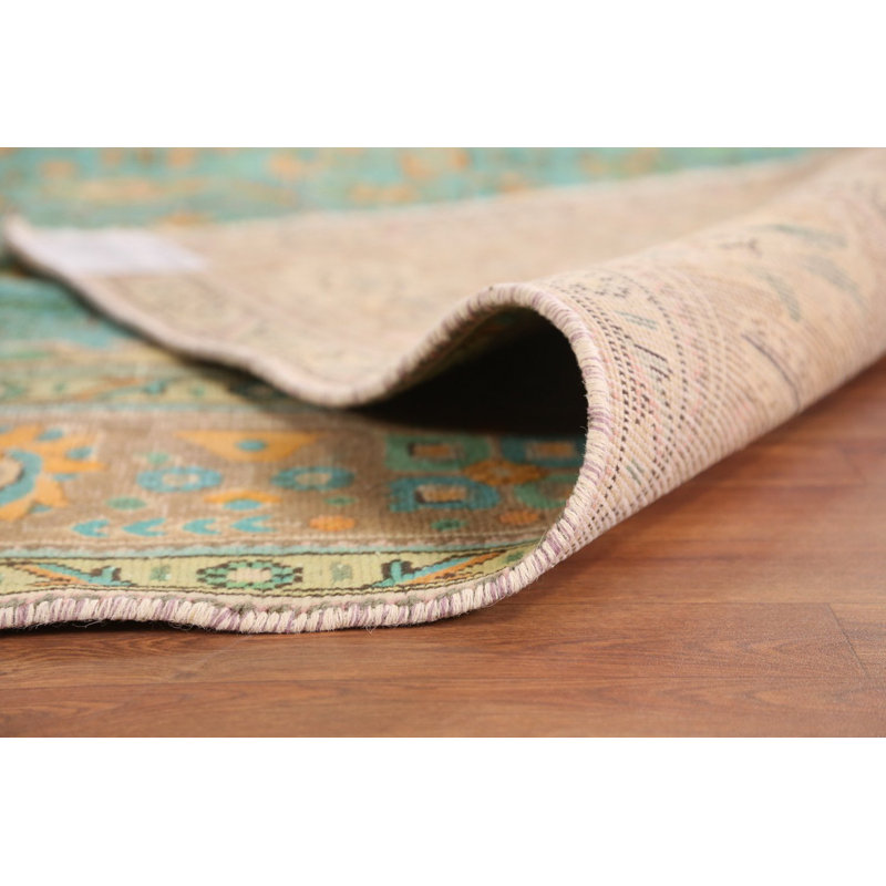Tapis traditionnel turquoise 8 x 11