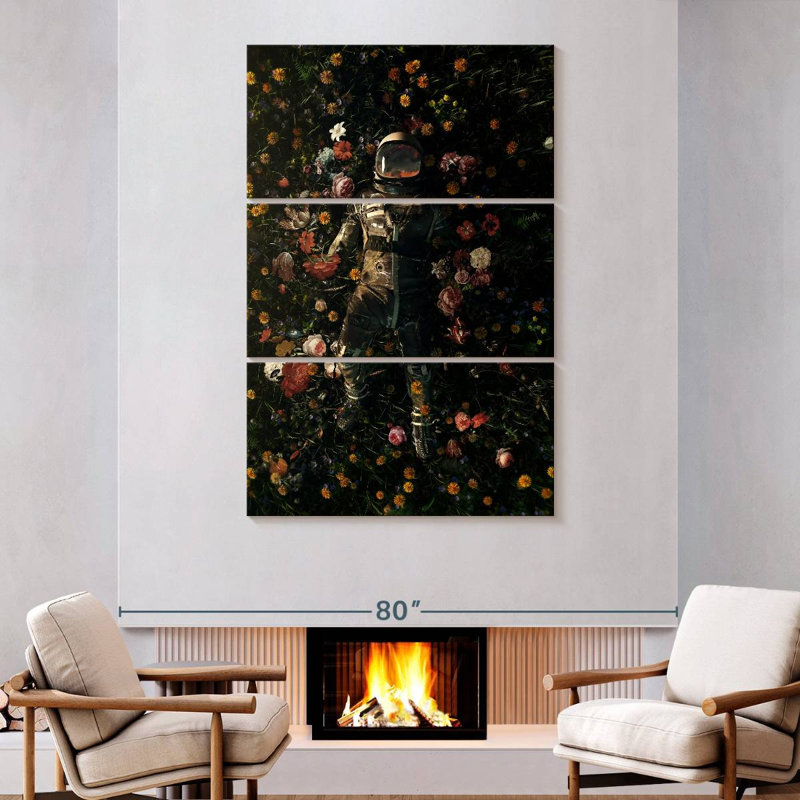 Oberle Garden Delights I, 74" H x 48" W
