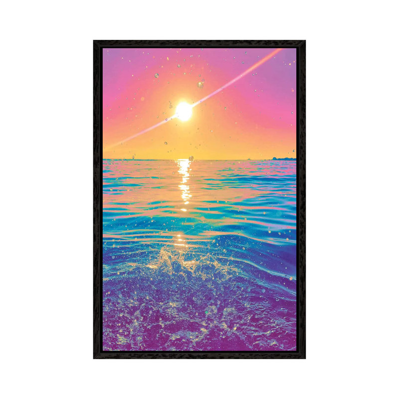 Sun Shower by Nathan Head - Print on Canvas, 66.04cm H x 45.72cm W x 3.81cm D, Black Framed