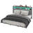 Upholstered Platform Storage Bed with LED Lights-1644249538-1644249564