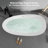71'' x 35'' Soaking Solid Surface Bathtub-90903928