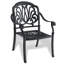 Ensemble de 7 pièces de mobilier de patio en aluminium coulé avec coussins bruns (même référence: W1710S00146, W1710S00582)
