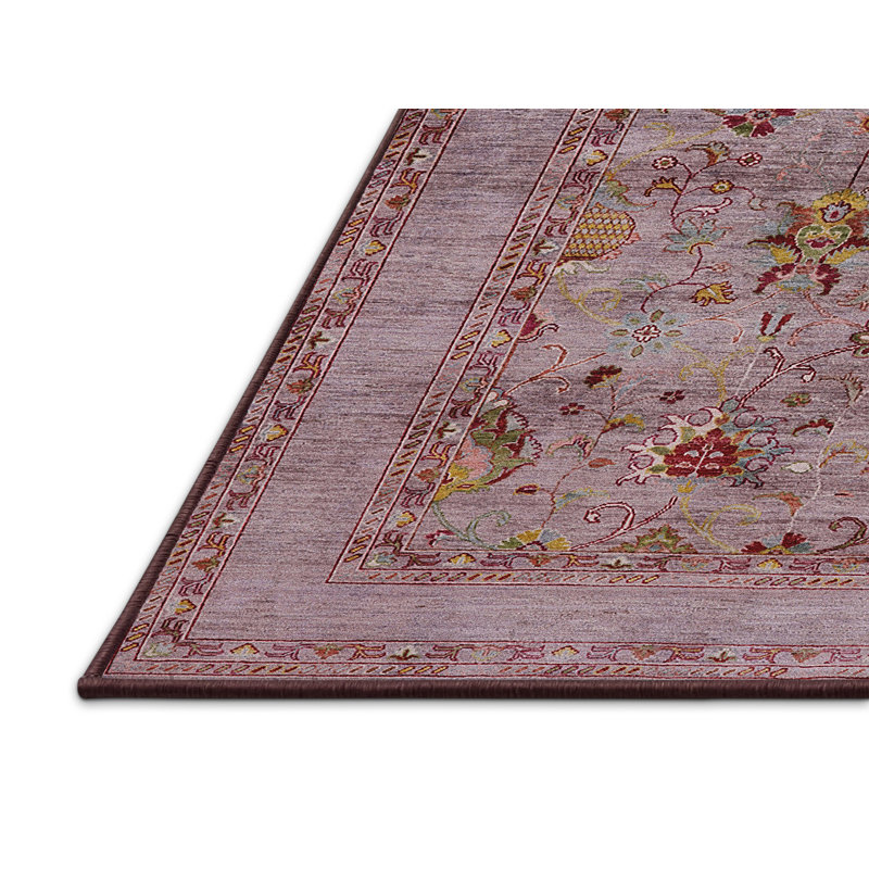 Tapis brun à motif oriental, Rectangle 5 pi x 8 pi