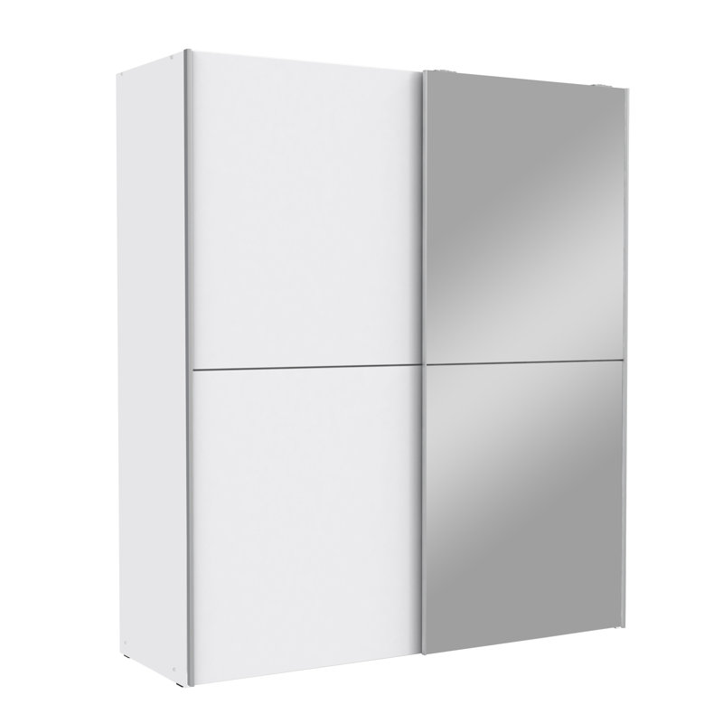 Kaeveon 2 Door Manufactured Wood Wardrobe, White