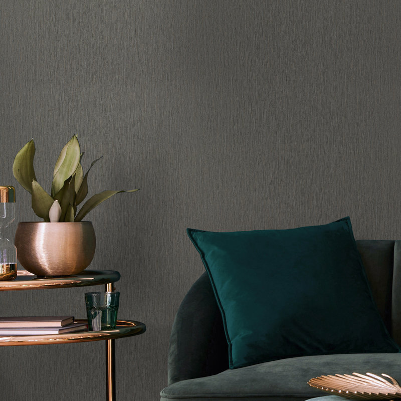 Boutique Grain Texture Greige Wallpaper, Brown 