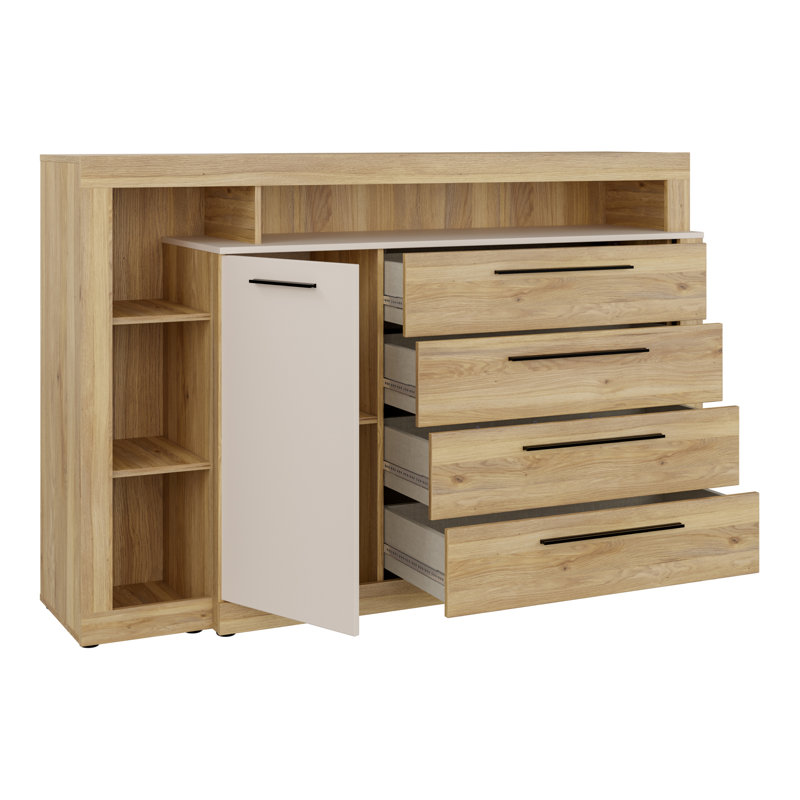 160.5 cm W Chest of 4 Drawers