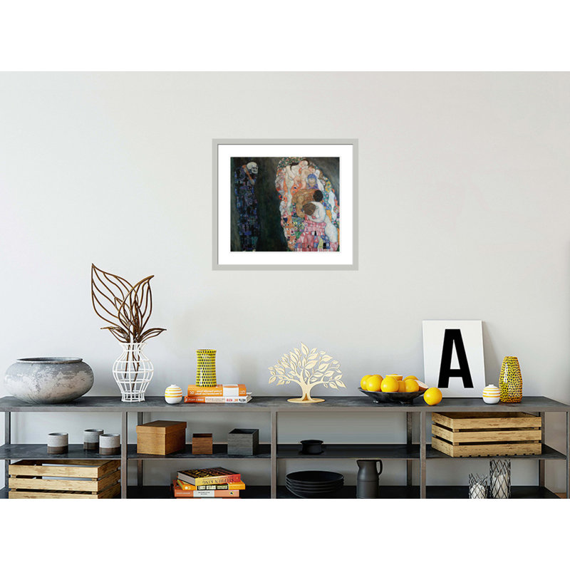 Death and Life (Tod und Leben) by Gustav Klimt -Framed Giclee Print, 23.5" H x 26.06" W
