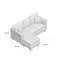 Canapé modulaire 2 pièces Ryant-521213972
