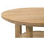 Table basse en chêne clair 36 pouces