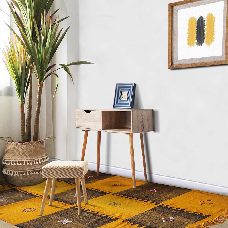 Natural Fibers Geometric Indoor Rug