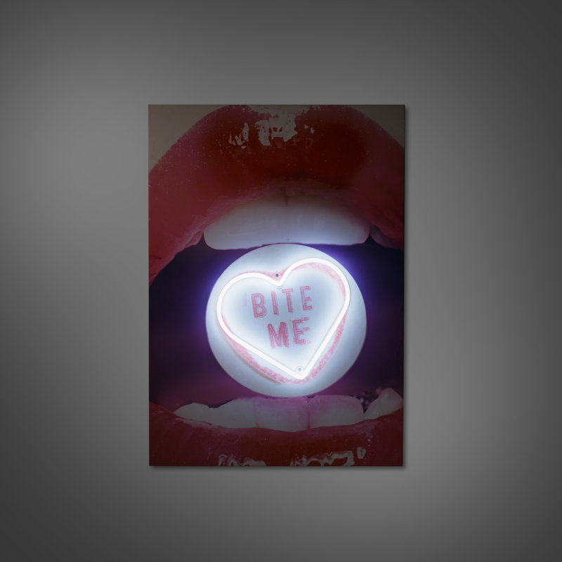 Hot Lips Bite Me Print