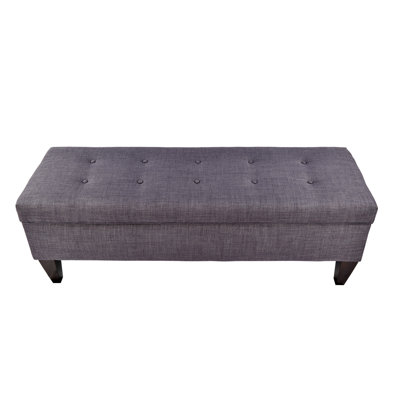 Conyers Upholstered Flip Top Storage Bench by Charlton Home