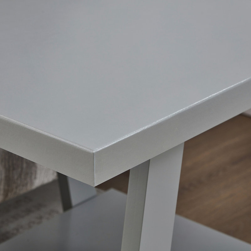 Table d'appoint contemporaine en bois gris
