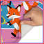 Tapis de bain Foxes jouant au tennis-731264970