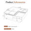Table basse 31,5 po avec 4 tiroirs