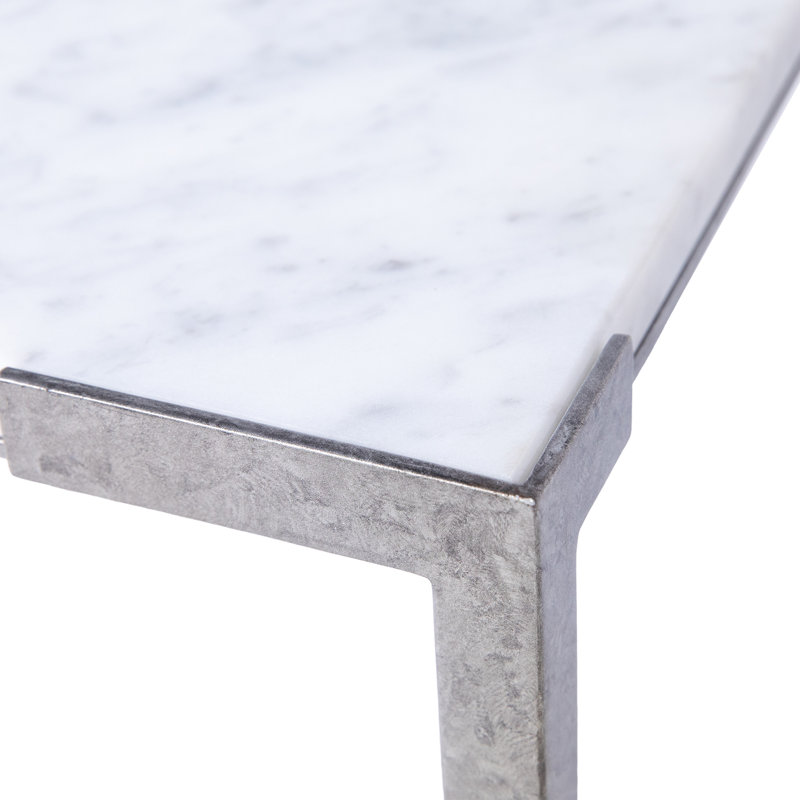 Table de bout Amelia, Argent royal