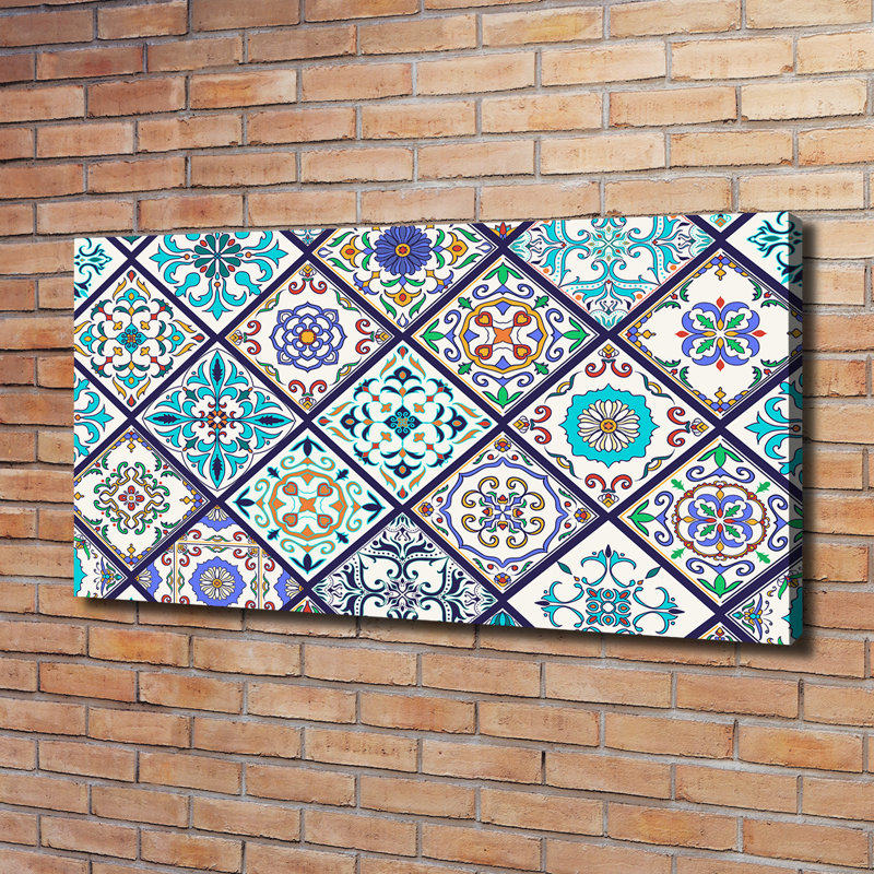 Ceramic Tiles - Wrapped Canvas Print