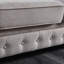 Canapé Chesterfield classique en similicuir brun-92761668