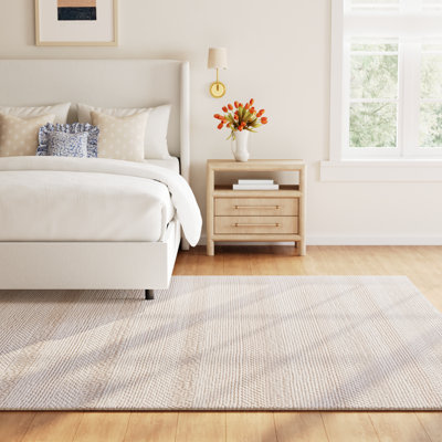 Tapis ivoire Daisy Natura