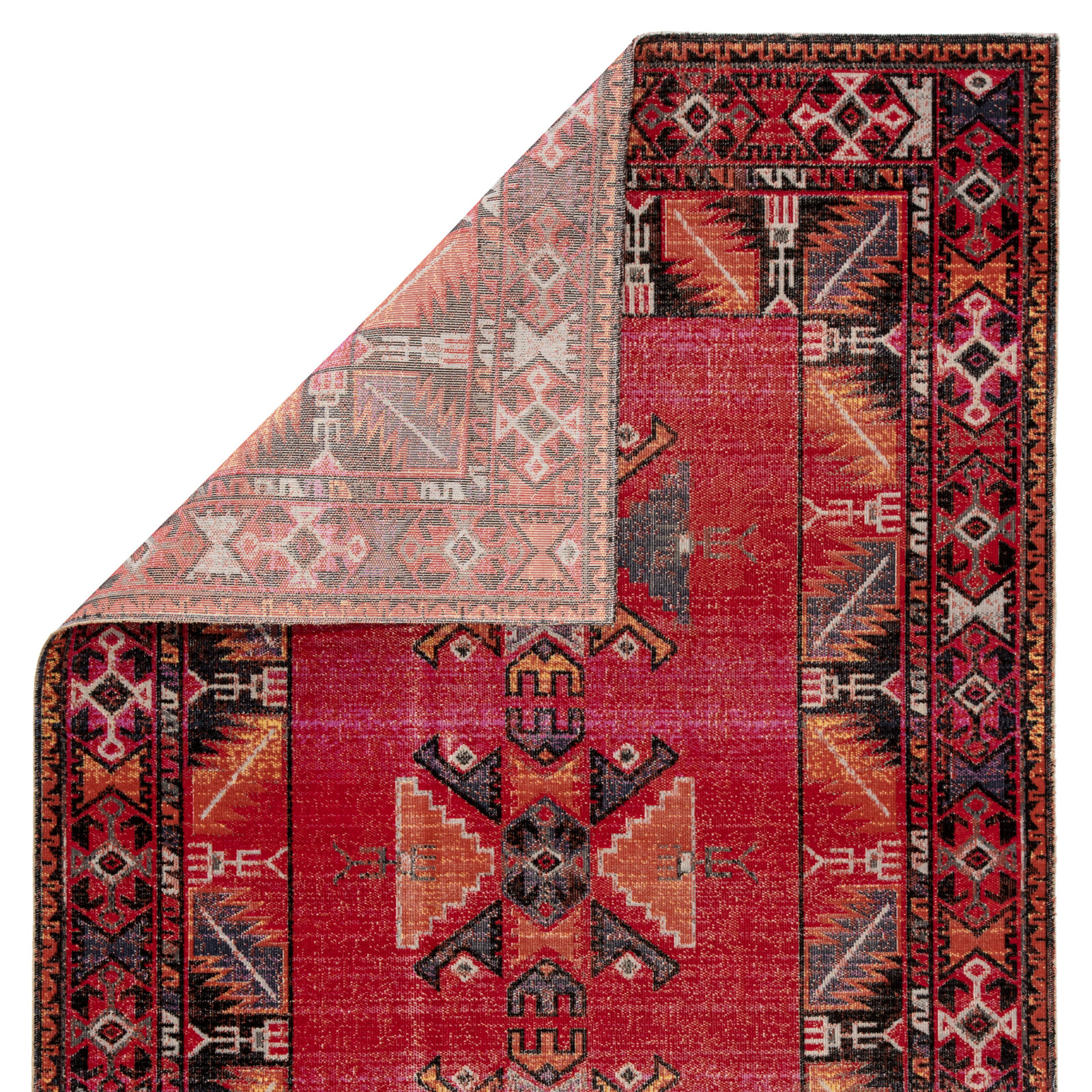Halstead Multi Moroccan Outdoor Rug, Rectangle 2' x 3'