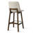 Annemasse 28" H Solid Wood Low Back Bar Stools-867200049