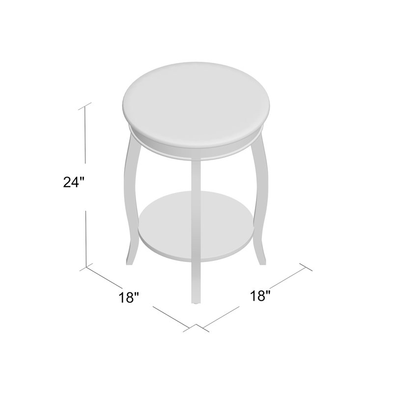 Everill End Table, Hazelnut