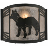 Fox On The Loose 1 - Light Flush Mounted Sconce