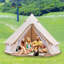 Tente de camping imperméable 9,8 pi Bell Family Yourte Mongolian