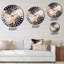 Horloge murale en marbre Gold Cosmic Intrigue-101235436