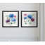 Hydrangea Harmony I - ensemble de 2 reproductions encadrées sur papier-200513473