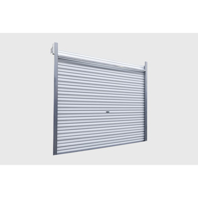 Durable Steel Exterior Doors, Modern Cream Roller For Versatile Storage Solutions