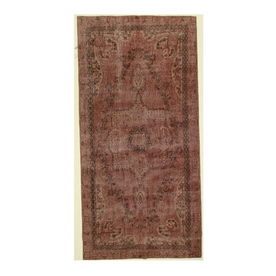 Handmade Cotton and Wool Oriental Area Rug