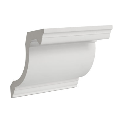 Échantillon de moulure couronnée en polyuréthane de 4-3 / 4 po x 6-1 / 8 po x 6 po