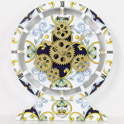 Solid + Manufactured Wood Wall Clock