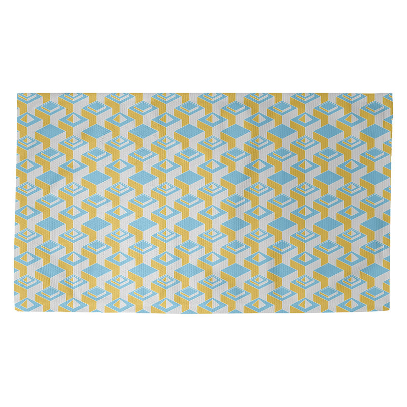 Jordao Geometric Indoor Rug, Rectangle 3' x 5'