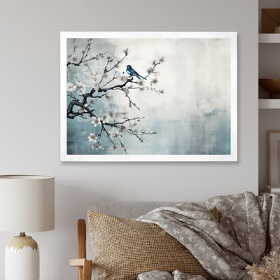 Art asiatique, Sumi oiseau sérénité, art asiatique