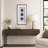 Canvas Wall Art Stone Polyester Canvas Dimensional Floral Accents Home Office Bedroom Living Room Decor - 40" Blue, Tan, White