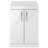 Athena Gloss White 60cm Free-Standing Vanity Unit Base Only