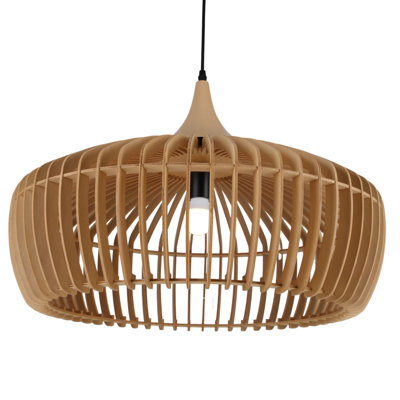 Luminaire suspendu en bois Selene