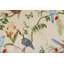 Repose-pieds carré en velours floral de 15 po de large Koralie