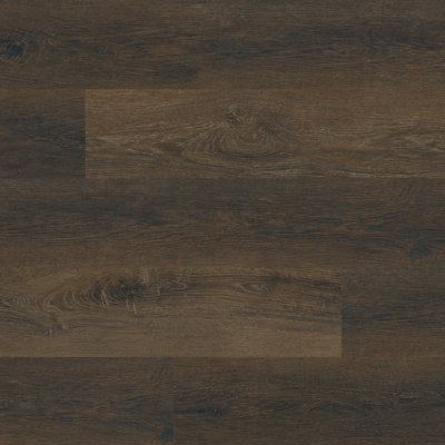 Plancher de vinyle de luxe imperméable Parkland Rustic Walnut 7 po x 48 po, 6,5 mm, 20 mil