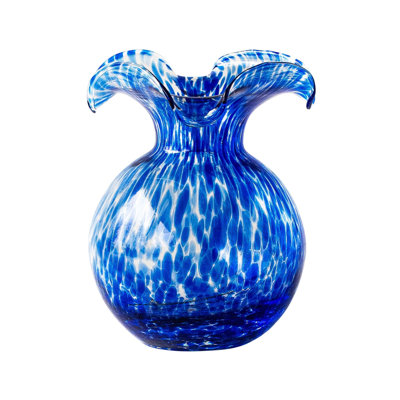 Hibiscus Handmade Glass Table Vase