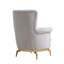 Chaise d'appoint de style moderne - faite de bois et d'accents dorés-1538703274