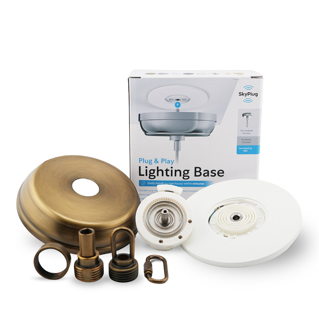 SkyPlug Installation Solution - Capella SKYX Platforms Color: Weathered Brass