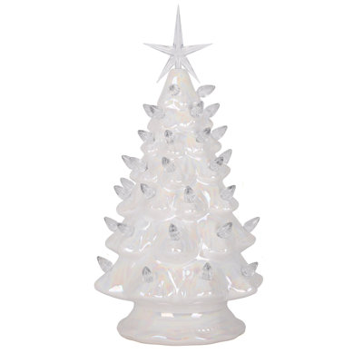 Ceramic Christmas Tree That Lights Ups - Inspired Vintage Christmas Tree - Light Up Tree