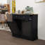 Poubelle en bois manufacturé 10 gallons Alsfeld-90284106-98364403
