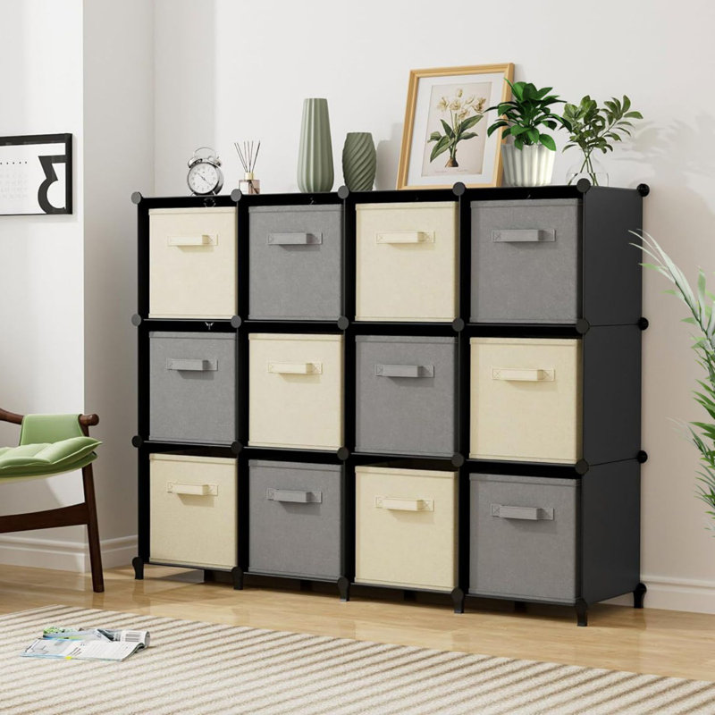 12-cube Closet Organizers and Storage